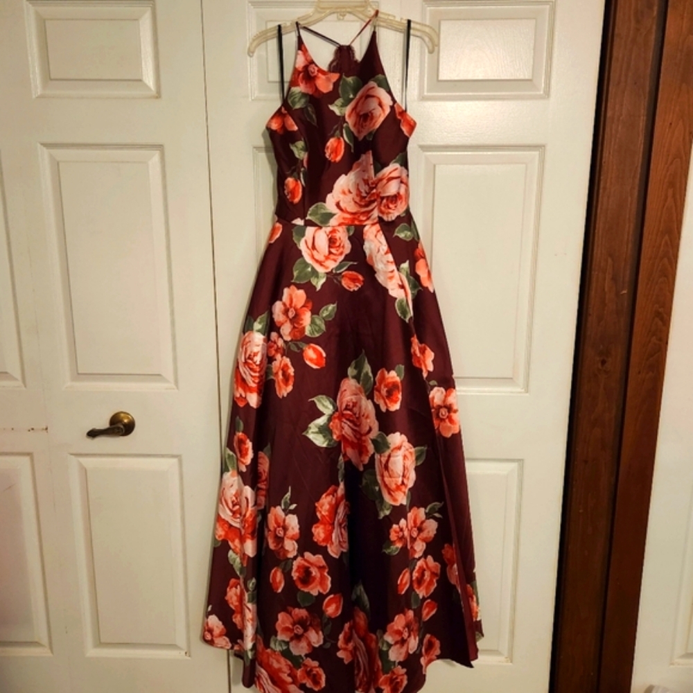 B. Smart Pink Floral Dress